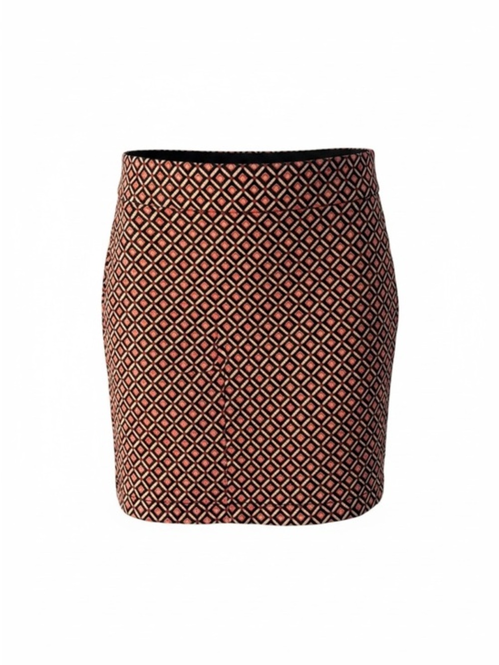 croft & barrow Pink and Black Geometric Pencil Skirt